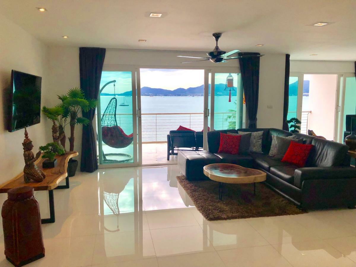 D-Lux 4 Bed Beachfront Apartment With Sea View Panwa Beach Esterno foto